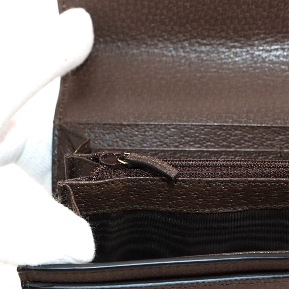GUCCI Ophidia GG Continental Wallet Bi-fold Long Supreme Beige Brown 735430 - Picture 9 of 9